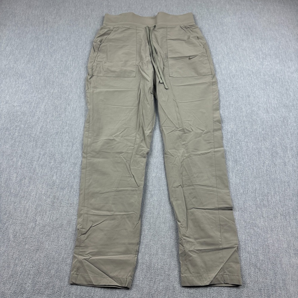 Nike Pants Women Small Olive Green  Dri-FIT Bliss Luxe 7/8 Training‎ Trackpants